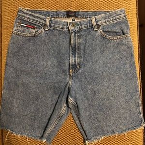 Vintage Tommy Hilfiger Cut off  Shorts, Jorts, Sz 13, Tommy Jeans, pre-owned